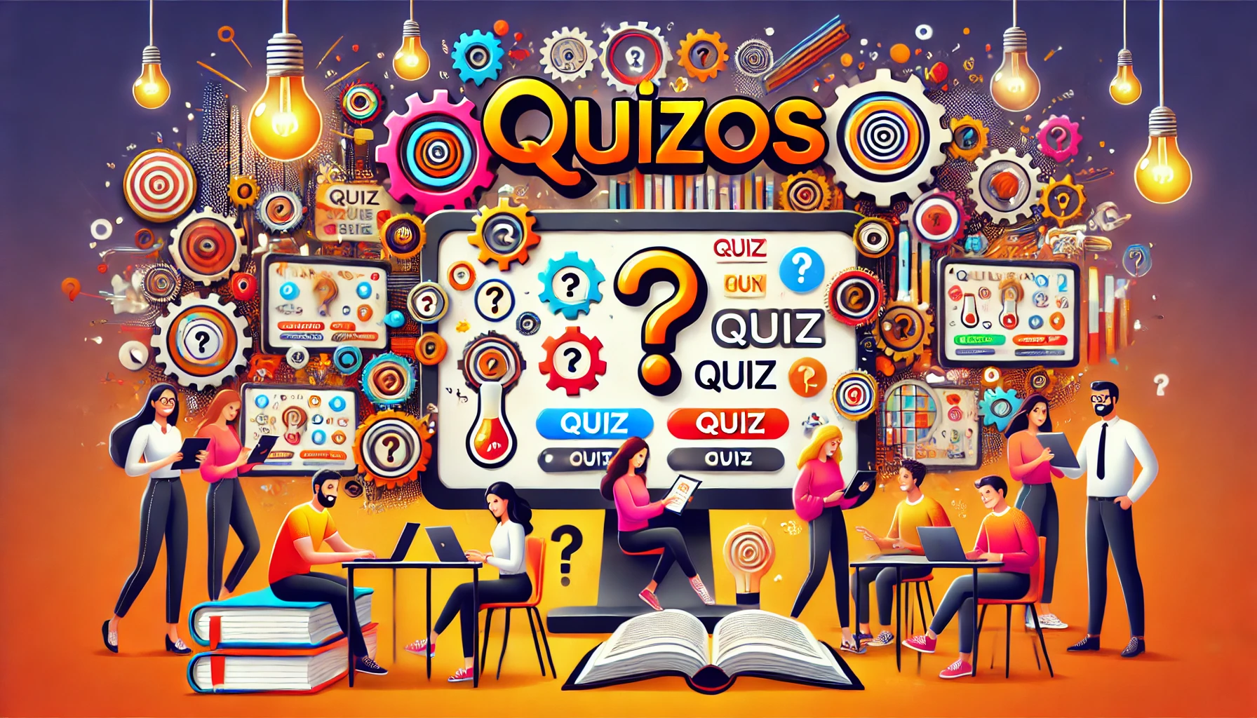 Interface de la plateforme éducative Quizos conçue par Blue Life Tech